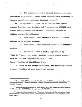 Illustration for article titled The Criminal Complaint Against Michael David Barrett, Alleged Erin Andrews Peeper